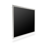 4' Post and Panel Satin Aluminum Frame Walls w/ Black Insert 4' Post and Panel Satin Aluminum Frame Walls w/ Black Insert