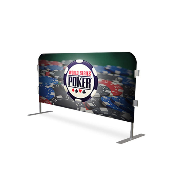 Digital Printed Vinyl Cover for 6' CrowdMaster Steel Bike Rack Barricades Poker Digital Printed Vinyl Cover for 6' CrowdMaster Steel Bike Rack Barricades Poker