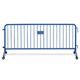 CrowdMaster 1000 Blue HD Powder Coat Steel Bike Rack Barricade, 8 ft 2 Roller Feet CrowdMaster 1000 Blue HD Powder Coat Steel Bike Rack Barricade, 8 ft 2 Roller Feet