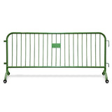 CrowdMaster 1000 Green HD Powder Coat Steel Bike Rack Barricade, 8 ft 2 Roller Feet CrowdMaster 1000 Green HD Powder Coat Steel Bike Rack Barricade, 8 ft 2 Roller Feet