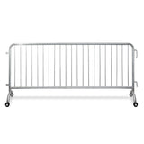 8.5ft Economy Pre-Galvanized 8.5 Ft Steel Bike Rack Barricade - 2 Roller Feet 8.5ft Economy Pre-Galvanized 8.5 Ft Steel Bike Rack Barricade - 2 Roller Feet