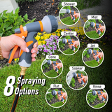 Heavy-Duty Auto-Retracting Water Hose Reel, Wall Mount Spray Nozzle Features Heavy-Duty Auto-Retracting Water Hose Reel, Wall Mount Spray Nozzle Features