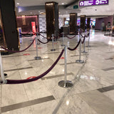 Theater - Velour Velvet 1" Economy Foam Core Barrier Rope Theater - Velour Velvet 1" Economy Foam Core Barrier Rope