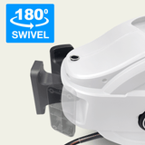 Heavy-Duty Auto-Retracting Water Hose Reel, Wall Mount Swivel Demo Heavy-Duty Auto-Retracting Water Hose Reel, Wall Mount Swivel Demo