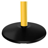 Visiontron Retracta-Belt 10ft Hyper-Strength Safety Utility Barrier, Yellow Aluminum Stanchion Post Base Visiontron Retracta-Belt 10ft Hyper-Strength Safety Utility Barrier, Yellow Aluminum Stanchion Post Base