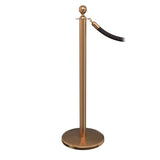 RopeMaster Ball Top Pro Grade Economy Post & Rope Barrier, QueueSolutions PRB351-PS RopeMaster Ball Top Pro Grade Economy Post & Rope Barrier, QueueSolutions PRB351-PS