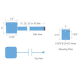 Retracta-Belt Hyper-Strength Wall Mount Retractable Belt Barrier Outdoor Dimensions Retracta-Belt Hyper-Strength Wall Mount Retractable Belt Barrier Outdoor Dimensions