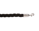 Black - Luxury Style Rayon Rope 1" Braid-Twisted Diameter Black - Luxury Style Rayon Rope 1" Braid-Twisted Diameter