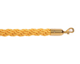 Gold - Luxury Style Rayon Rope 1" Braid-Twisted Diameter Gold - Luxury Style Rayon Rope 1" Braid-Twisted Diameter