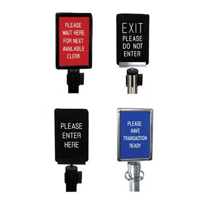 ColorCore 7in x 11in Engraved Signs For Frames & Brackets, Visiontron 711P-02-BK ColorCore 7in x 11in Engraved Signs For Frames & Brackets, Visiontron 711P-02-BK