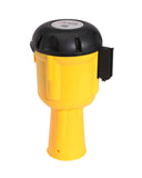ConePro600 Yellow & Reflective Cone Mount Retractable Belt Barrier, 20ft Belt, QueueSolutions CP600Y-BK200 ConePro600 Yellow & Reflective Cone Mount Retractable Belt Barrier, 20ft Belt, QueueSolutions CP600Y-BK200
