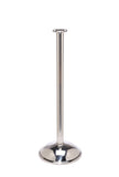 Polished Stainless Steel Dome Base Elegance Flat Top Premium Post and Rope Stanchion Polished Stainless Steel Dome Base Elegance Flat Top Premium Post and Rope Stanchion
