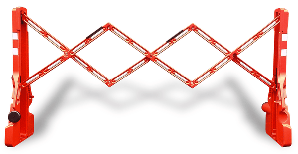 FlexMaster75 Expanding 7.5ft Fillable Barricade w Wheels, QueueSolutions FM75 FlexMaster75 Expanding 7.5ft Fillable Barricade w Wheels, QueueSolutions FM75