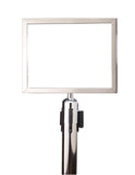 11" x 14" - Heavy Duty Horizontal Sign Frame Topper for Retractable Belt Stanchion 11" x 14" - Heavy Duty Horizontal Sign Frame Topper for Retractable Belt Stanchion