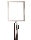 11" x 14" Heavy Duty Vertical Sign Frame Topper for Retractable Belt Stanchion 11" x 14" Heavy Duty Vertical Sign Frame Topper for Retractable Belt Stanchion