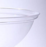 High Clarity Polycarbonate Belt Stanchion Topper Merchandising Display Bowl High Clarity Polycarbonate Belt Stanchion Topper Merchandising Display Bowl