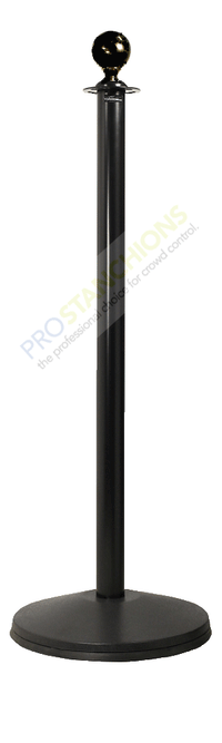 Ever-Straight Ball Top Economy Post & Rope Barrier Stanchion, Visiontron CP51S-SB