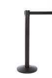 QueuePro 300 Premium Long-Span 16ft Retractable Belt Barrier, Black Stanchion Post, QueueSolutions PRO300B-BK QueuePro 300 Premium Long-Span 16ft Retractable Belt Barrier, Black Stanchion Post, QueueSolutions PRO300B-BK