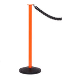 RopeMaster Safety Economy Post and Rope Stanchion Orange