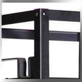 Heavy Duty Construction - Portable Stanchion Storage Cart - Horizontal 18-Post Capacity Heavy Duty Construction - Portable Stanchion Storage Cart - Horizontal 18-Post Capacity