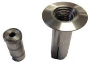 Mini Socket Floor Receptacle for Retracta-Belt & Conventional Barrier Posts, Visiontron 422-2SS Mini Socket Floor Receptacle for Retracta-Belt & Conventional Barrier Posts, Visiontron 422-2SS