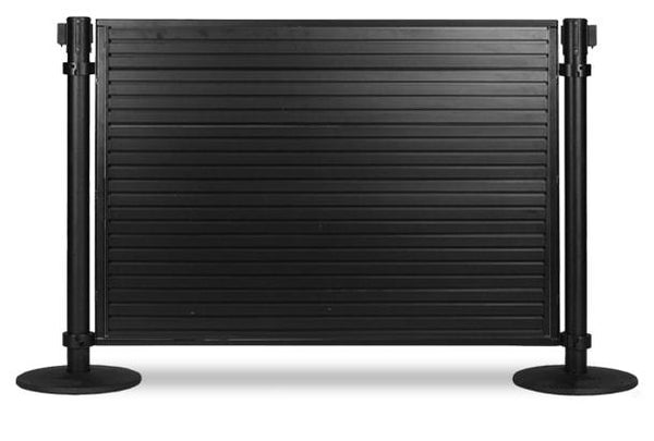Merchandising Slatwall Panel, Standard Crowd Control Queue Height, QueueSolutions IAPNL4936B Merchandising Slatwall Panel, Standard Crowd Control Queue Height, QueueSolutions IAPNL4936B