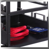 Storage Tray - Portable Stanchion Storage Cart - Horizontal 12-Post Capacity QS