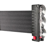 Suction Cup Belt End - Retracta-Belt Prime 10' Outdoor PVC Post Barrier - White