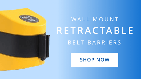 Wall Mount Retractable Belt Barriers