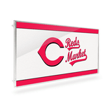 6' Post and Panel Satin Aluminum Frame Walls w/ Graphic Insert