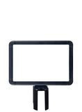 Round-Corner Outdoor Ready Horizontal Sign Frame Topper For Retractable Belt Barrier Stanchion Posts 11"W x 7"H