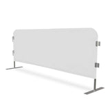 8' Vinyl Jacket Cover for CrowdMaster Bike Rack Barricade White