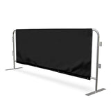 BLACK 87" Universal Vinyl Throw Over Jacket Cover Bike Rack Barricade