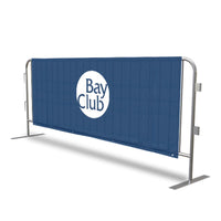 87" Universal Mesh Throw-Over Custom Digital Print Jacket Cover for Bike Rack Barricade