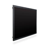 4' Post and Panel Black Aluminum Frame Walls w/ Black Sintra Insert