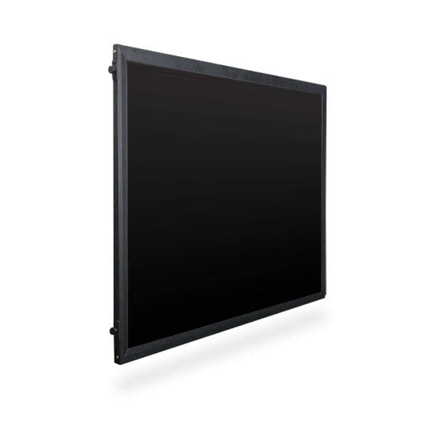 4' Post and Panel Black Aluminum Frame Walls w/ Black Sintra Insert