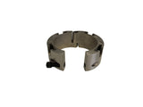 Satin Aluminum Universal Collar Adapters for Post Panels and Merchandising Slatwalls
