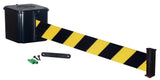 Retracta-Belt Hyper-Strength Wall Mount Retractable Belt Barrier Outdoor Black Body Parts