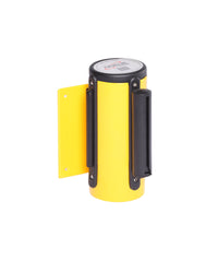 WallMaster 3in Xtra Wide 10ft Wall Mount Retractable Belt Barrier Yellow
