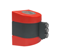 WallPro 450 Magnetic Wall Mount Retractable 20ft Belt Barrier Red