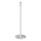 Polished Steel - Visiontron Heavy Duty Series Ball Top Rope Stanchion