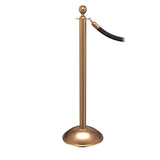 RopeMaster Ball Top Pro Grade Economy Post & Rope Barrier, QueueSolutions PRB351-PS