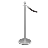 RopeMaster Ball Top Pro Grade Economy Post & Rope Barrier, QueueSolutions PRB351-PS