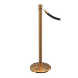 RopeMaster Crown Top Pro Grade Economy Post & Rope Barrier, QueueSolutions PRC351-PS