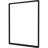 Designer Series Premium Hinged-Top Post Mount Sign Frames Black 22 x 28