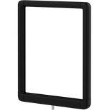 Designer Series Premium Hinged-Top Post Mount Sign Frames Black 8.5 x 11