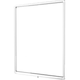 Designer Series Premium Hinged-Top Post Mount Sign Frames Polished Chrome 22 x 28