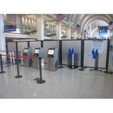 66 Inch Height - Post-N-Panel Heavy-Duty Aluminum Frame Barriers