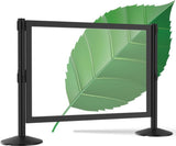 Green Manufacturing - Post-N-Panel Heavy-Duty Aluminum Frame Barriers