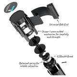 Demo Outdoor Light-Weight Heavy-Duty PRIME HD Black Aluminum Retractable 10' Belt Stanchion